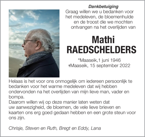 Mathi Raedschelders
