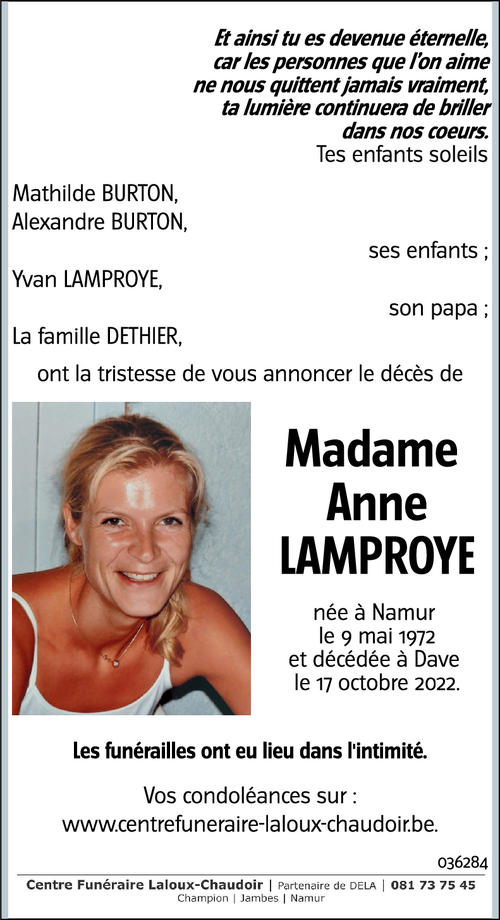 Anne LAMPROYE