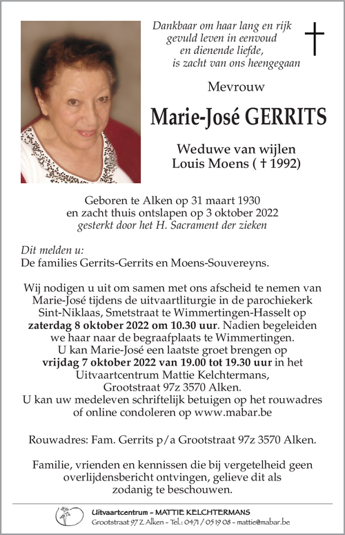 Marie-José Gerrits