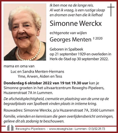 Simonne Werckx