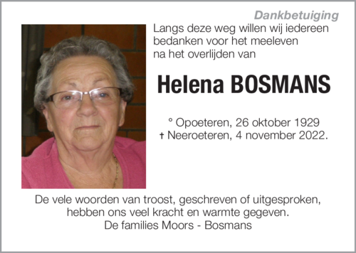 Helena BOSMANS