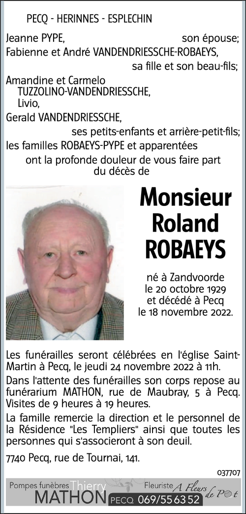 Roland ROBAEYS