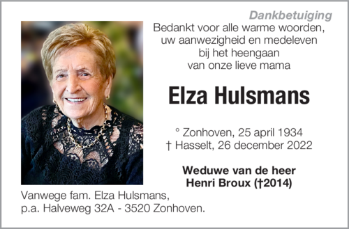 Elza Hulsmans