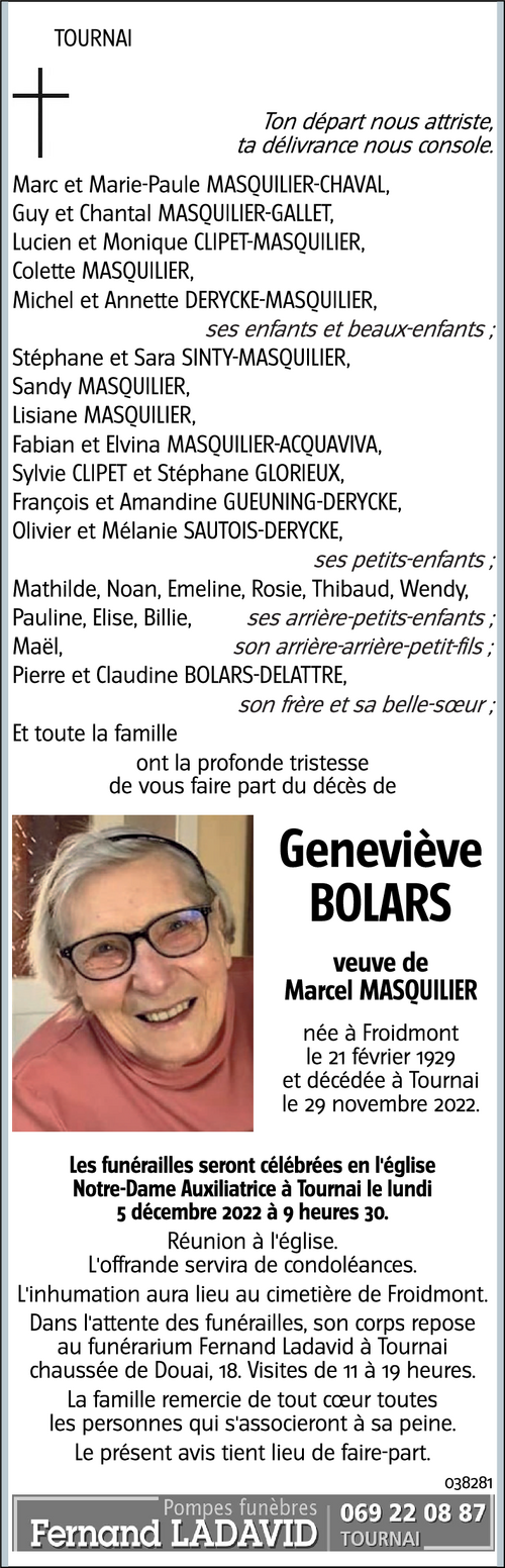 Geneviève BOLARS