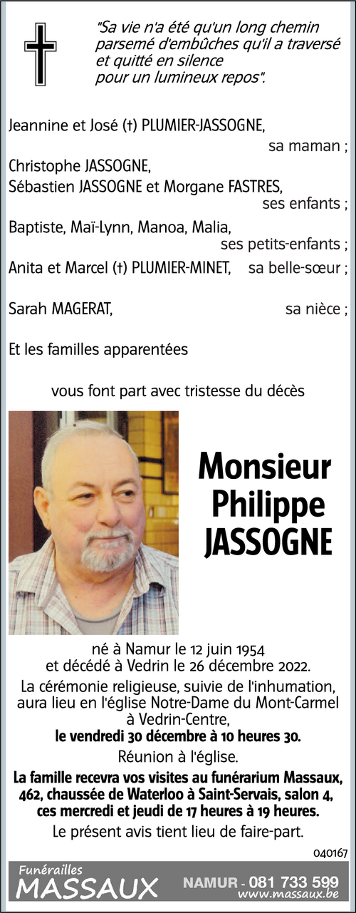Philippe JASSOGNE