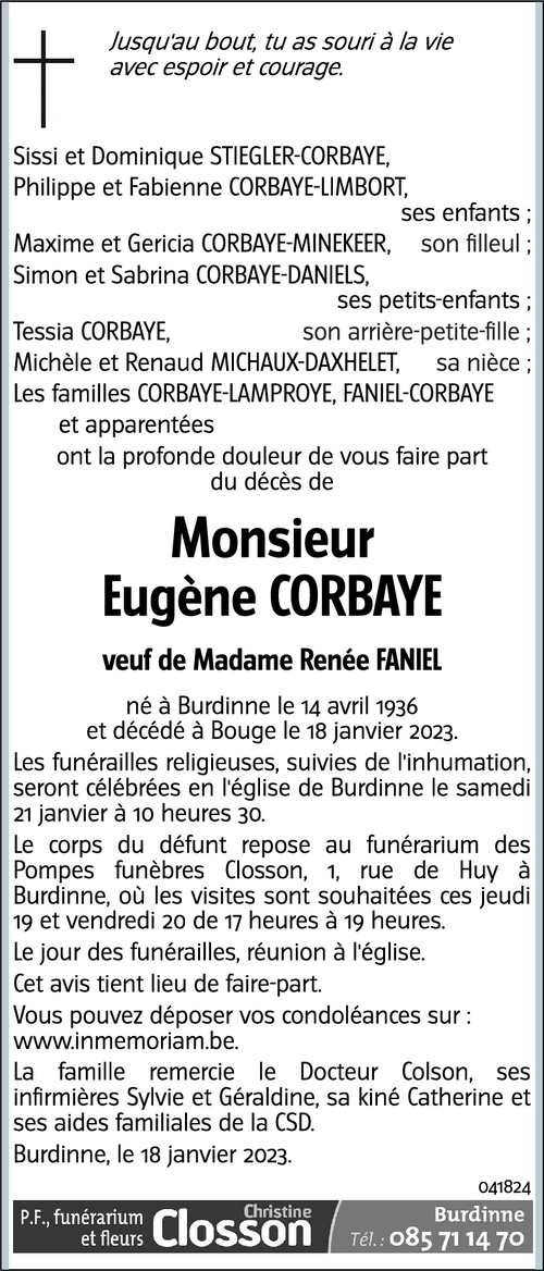 Eugène CORBAYE