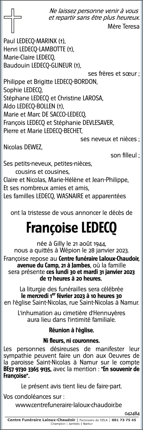 Françoise LEDECQ