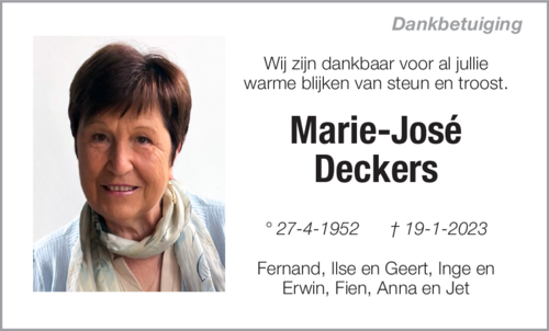 Marie-José Deckers