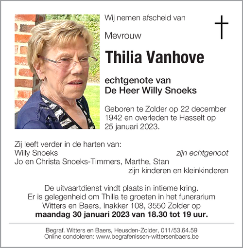 Thilia Vanhove
