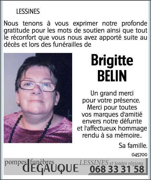 Brigitte BELIN