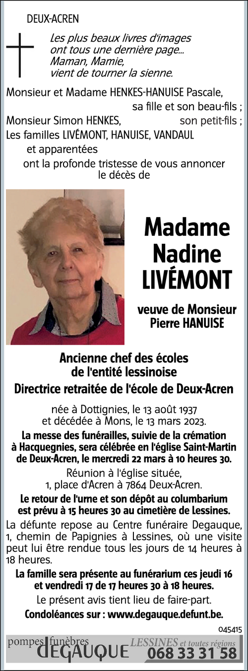 Nadine Livémont