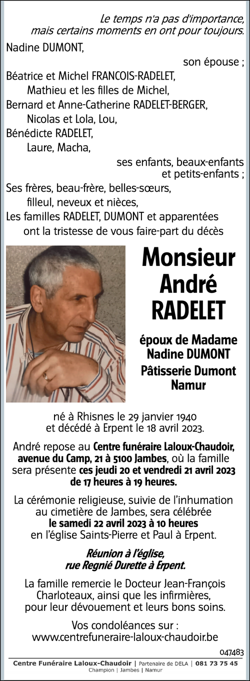 André RADELET