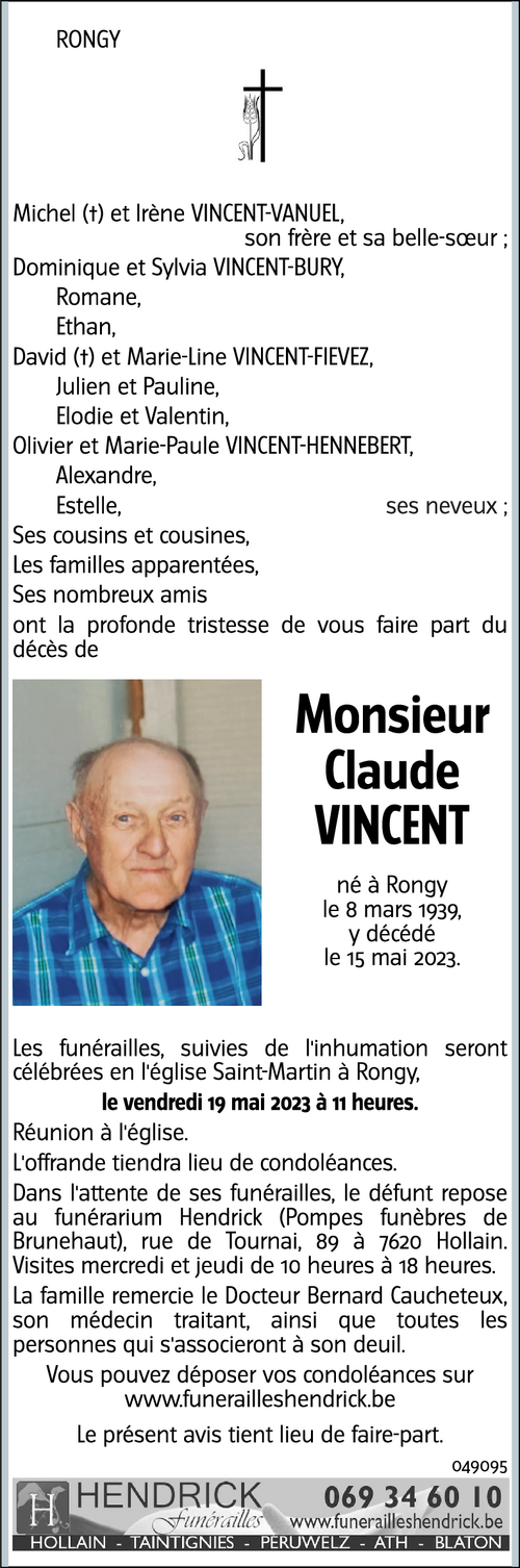 Claude VINCENT