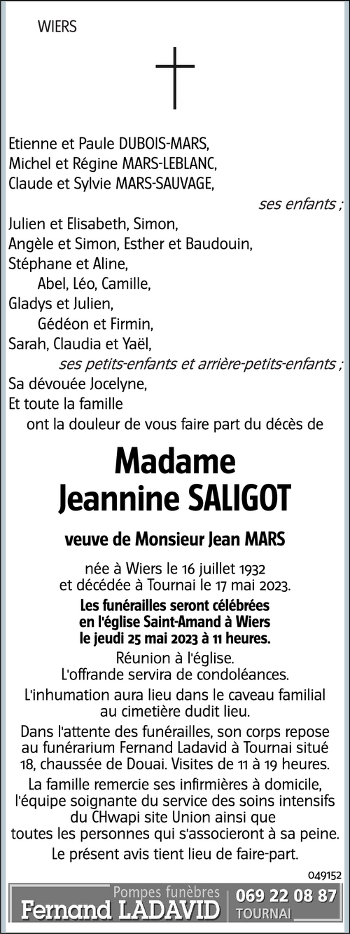 Jeannine SALIGOT