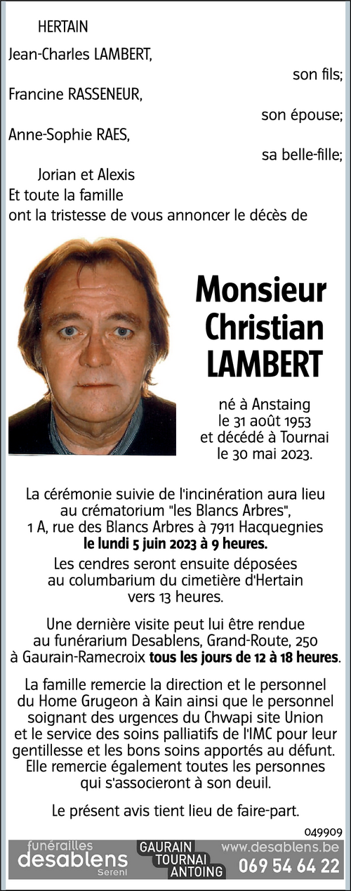 Christian LAMBERT