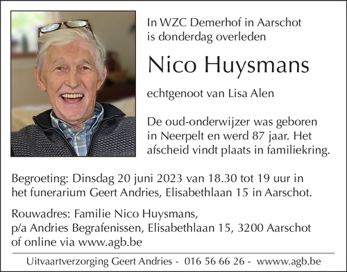 Nico Huysmans