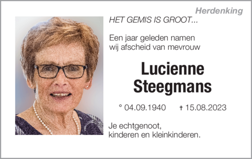 Lucienne Steegmans