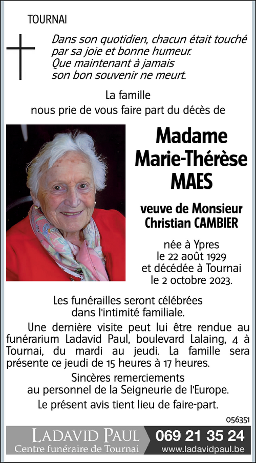 Marie-Thérèse MAES