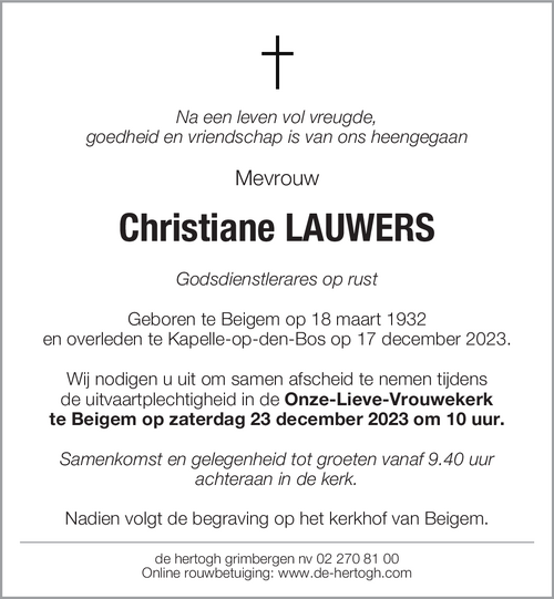 Christiane Lauwers