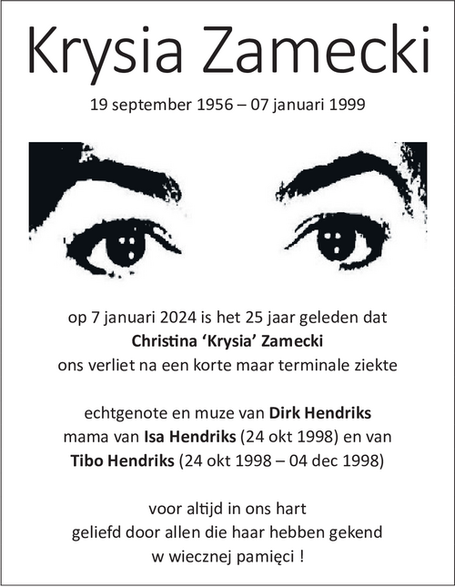 Krysia Zamecki