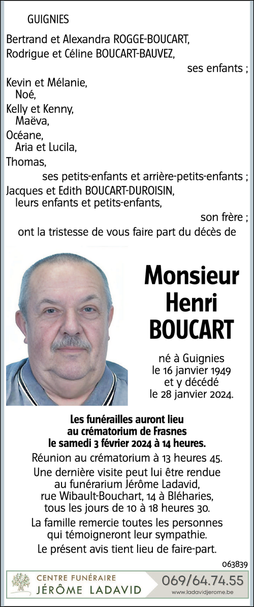 Henri BOUCART