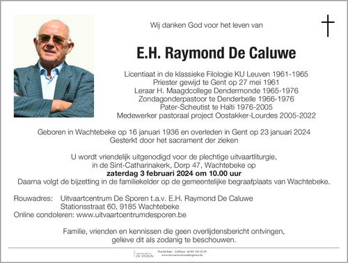 Raymond De Caluwe