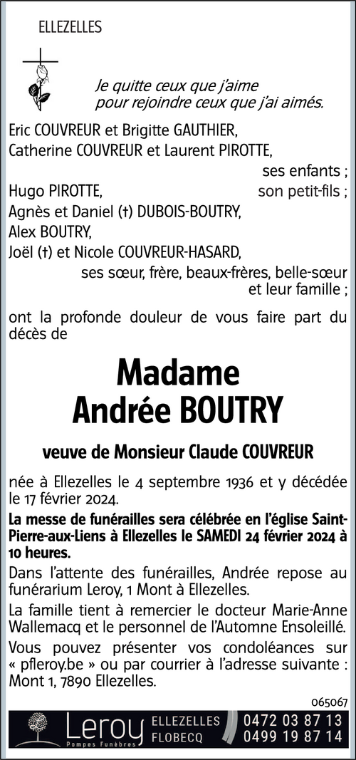 Andrée Boutry