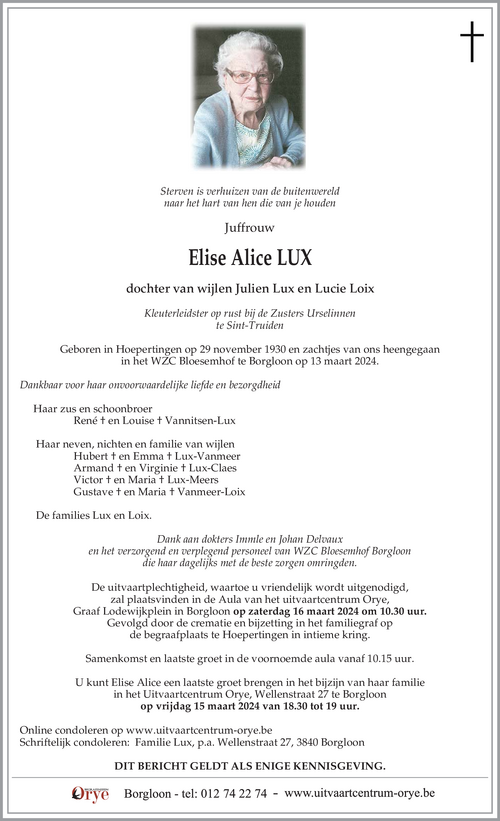 Elise Alice Lux