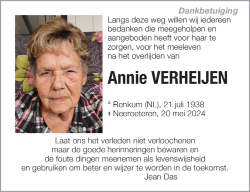 Annie VERHEIJEN