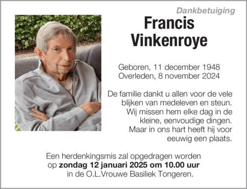 Francis Vinkenroye