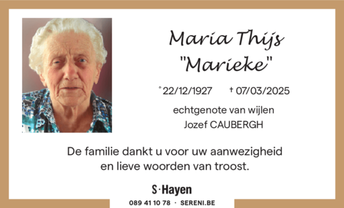 Maria Thijs