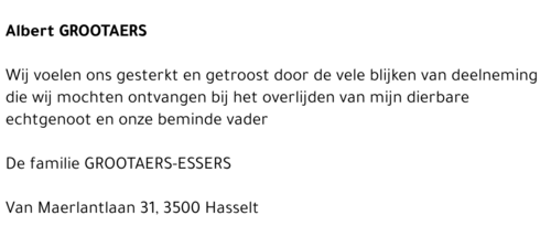 Albert Grootaers