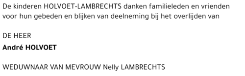 André HOLVOET