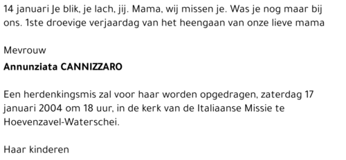 Annunziata CANNIZZARO