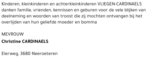 Christine Cardinaels