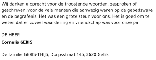 Cornelis Geris