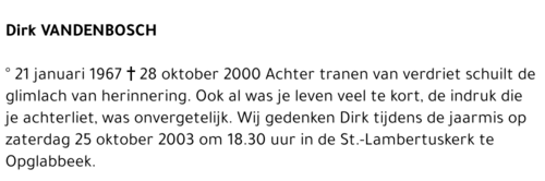 Dirk Vandenbosch