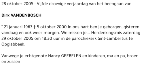 Dirk Vandenbosch