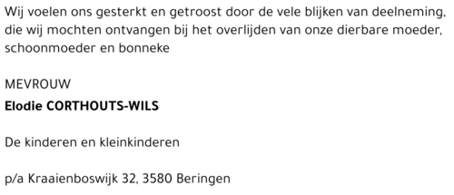 Elodie Corthouts-Wils