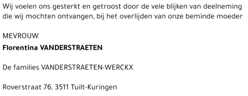 Florentina Vanderstraeten