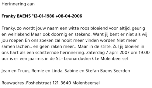 Franky Baens