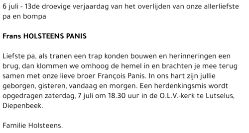 Frans Holsteens-Panis