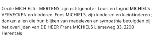 Frans MICHIELS