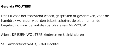Gerarda Wouters