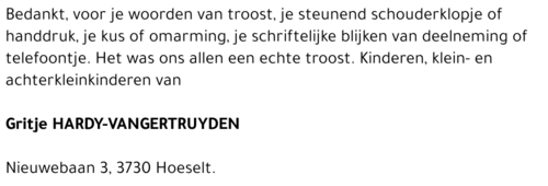 Gritje Hardy-Vangertruyden