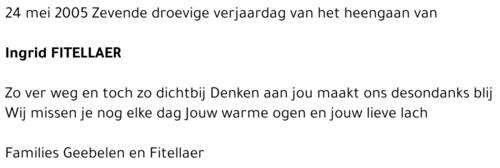 Ingrid FITELLAER