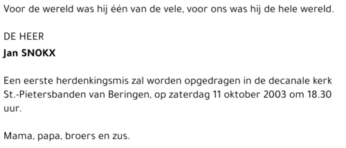 JAN SNOKX