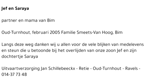 Jef en Saraya Smeets