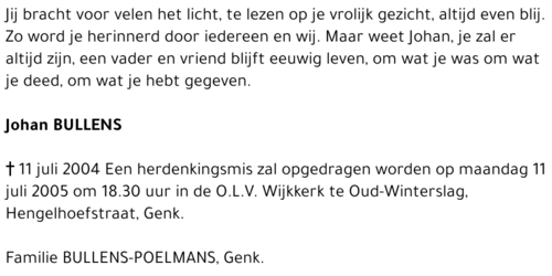 Johan Bullens
