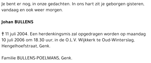 Johan Bullens